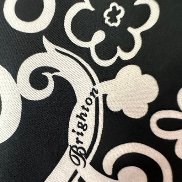 Brighton Black and White Swirl Shoulder Bag with DustBag, Brand New! - Picture 5 of 12